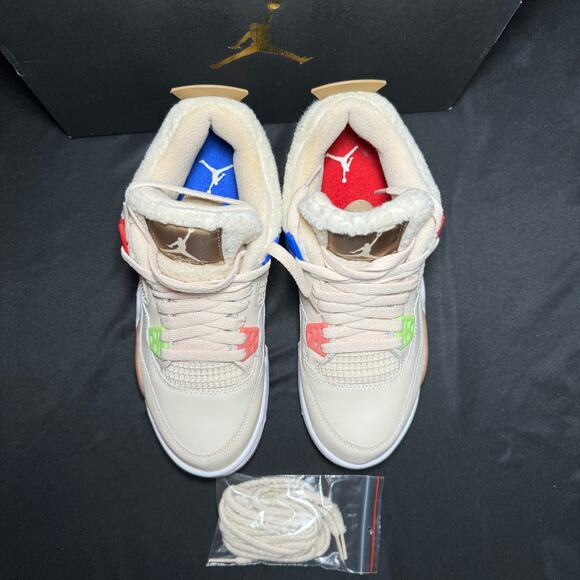 Size 7 - Nike Air Jordan 4 Retro GS Wild Things Men's Shoes - Picture 4 of 10